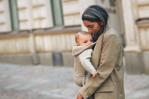 BABYBJÖRN - Baby Carrier Move - Grey Beige, 3D Mesh