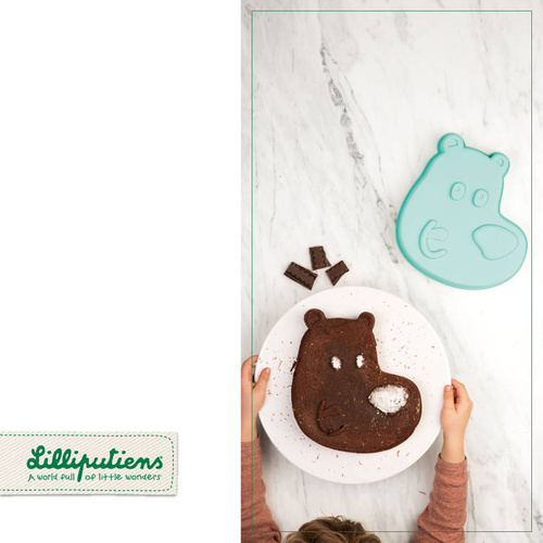 LILLIPUTIENS - Silicone baking pan Little cook, Cesar the bear, 4+