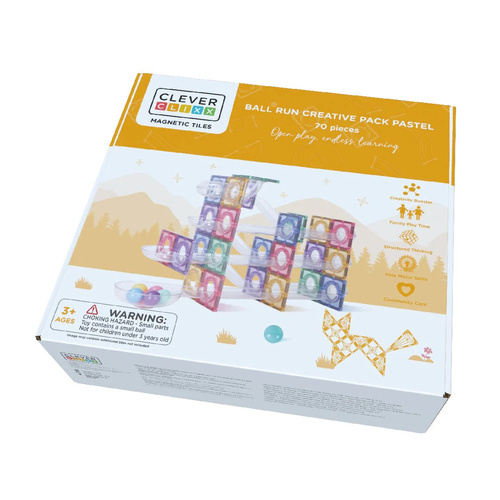 Ball Run Creative Pack Pastel -  70 Pieces