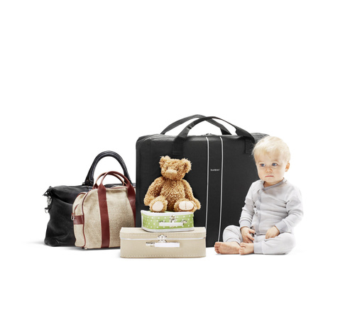 BABYBJÖRN - Travel Crib Light, Silver + sheet