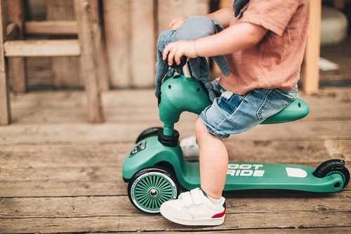 SCOOTANDRIDE - Highwaykick 2in1 Ride and scooter 1-5 years Forest