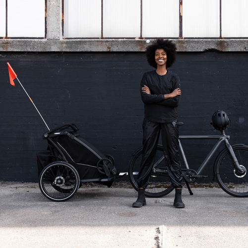 Child bicycle trailer, double - Thule Chariot Sport 2 - Black