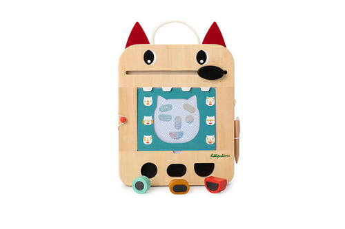 LILLIPUTIENS - Wooden board - manuscript Wolf Louis 2 years+