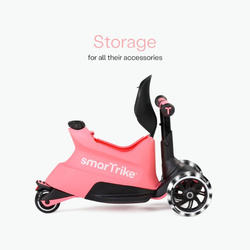 smarTrike - Xtend Scooter 4in1 + Ride-on - Salmon Pink