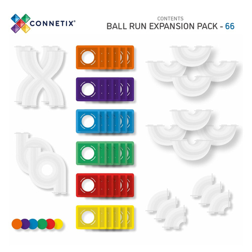 CONNETIX - 66 pc Ball Run Expansion Pack