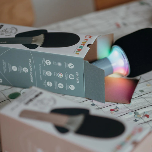 Kidywolf – glowing karaoke microphone Kidymic, blue