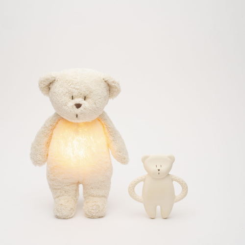 MOONIE - natural rubber bear teether, polar
