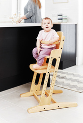 BabyDan - DanChair feeding chair + DanTray tray SET, nature