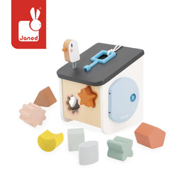 Janod - Drewniany sorter Domek dla ptaszków Sweet Cocoon 18 m +