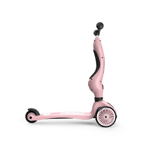 SCOOTANDRIDE - Highwaykick 2in1 Ride and scooter 1-5 years Rose