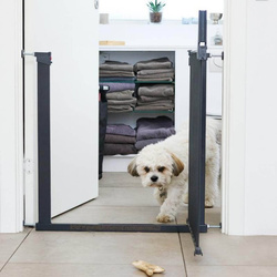 DogSpace - Lassie Pressure Fitted Dog Gate, Black (73.5-79.6cm)