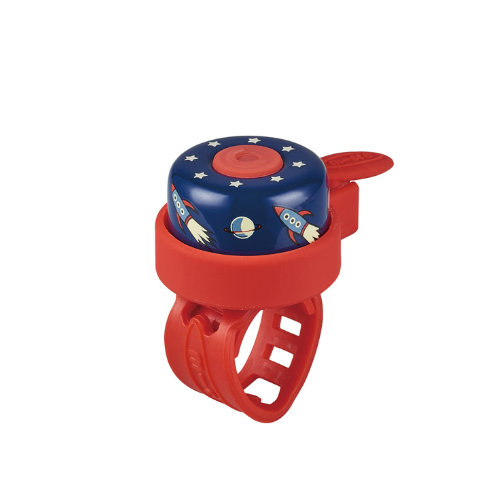 MICRO - scooter bell with rockets, red