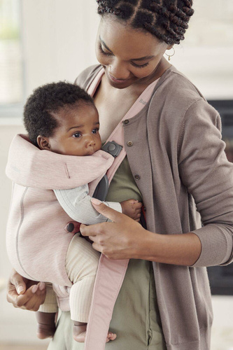 BABYBJÖRN - Baby Carrier MINI 3D Jersey, Light pink