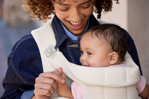 BABYBJORN - Baby Carrier HOLD, MESH, Cream
