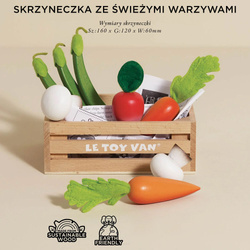 Le Toy Van – Wooden Crate of Vegetables