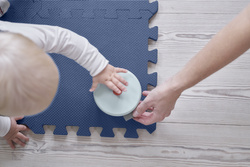 Baby Dan – foam play mat, dusty blue