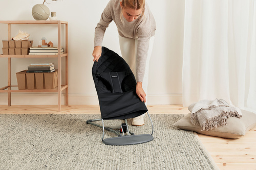 BABYBJÖRN - Bouncer Bliss WOVEN, Black