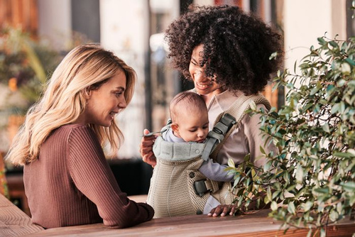 BABYBJORN - Baby Carrier Harmony 3D Mesh, Grey beige