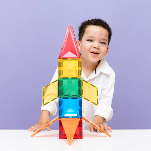 CONNETIX – Light Rocket Pack magnetic tiles – 30 pieces