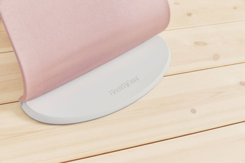 BABYBJORN - Bouncer Bliss - Light grey frame, 3D Jersey, Light pink