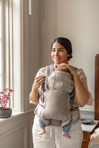 BABYBJORN - Baby Carrier Harmony 3D Mesh, Grey beige