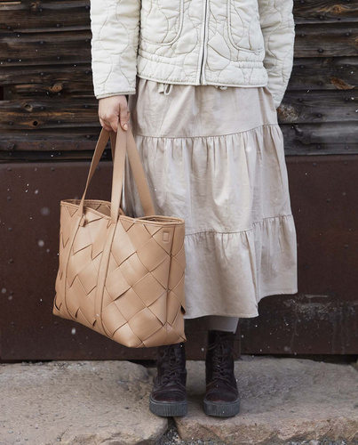 Elodie Details - Diaper Bag - Caramel Brown Braided