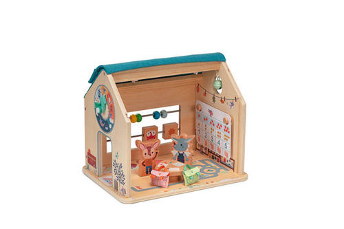 LILLIPUTIENS - wooden toy My first school 3 +