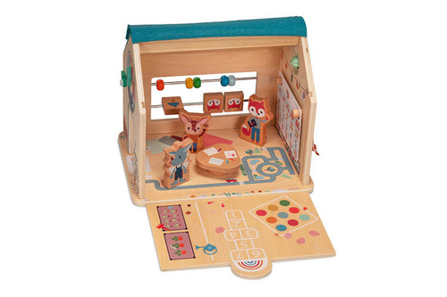 LILLIPUTIENS - wooden toy My first school 3 +
