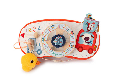 LILLIPUTIENS Soft activation board for play Farm 10 m+