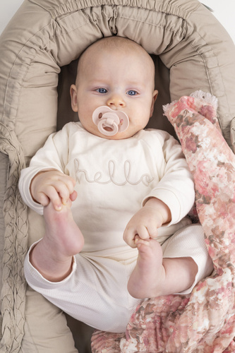 ELODIE DETAILS - silicone pacifier 0-6m, Binky Bundle, Petit River Rose - 2 pack