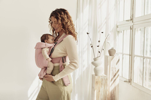 BABYBJÖRN - Baby Carrier MINI 3D Jersey, Light pink