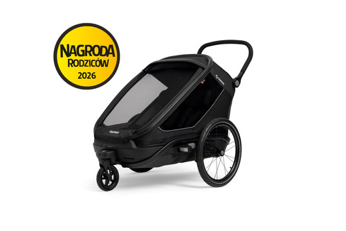 Hamax - Outback Next Bike Trailer, double, black