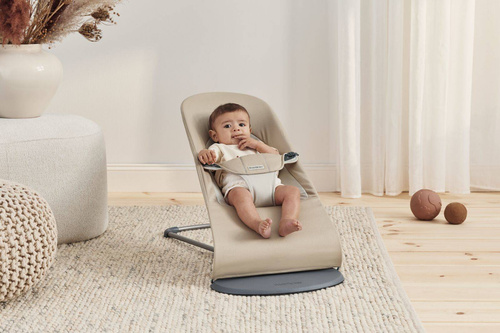 BABYBJÖRN - Bouncer Balance Soft Woven- Khaki / Beige