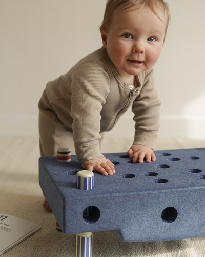 MODU - Baby Activity Set -  Deep Blue / Sky Blue