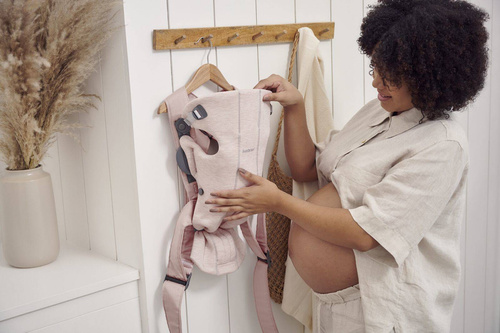 BABYBJÖRN - Baby Carrier MINI 3D Jersey, Light pink