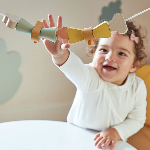 Janod - Nawlekanka z drewnianymi ptaszkami Sweet Cocoon 2+