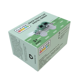 Cleverclixx  - Race Track Car Pastel Green