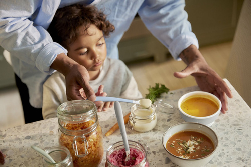 BABYBJORN - Dinnerware Set, 8 pcs - Light Grey