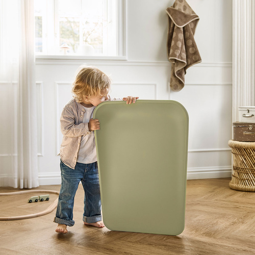 LEANDER - mata do przewijania MATTY™, olive green
