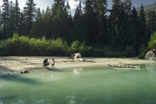 Thule Sun and Wind Tarp - tourist tent, beach tent/cover for trailer and stroller