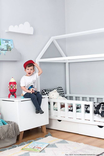 Janod - Wooden magnetic rocket