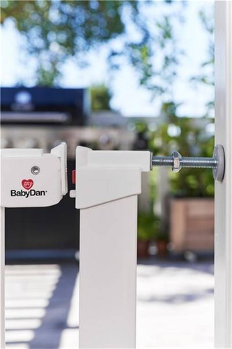 Baby Dan - Premier Safety Gate +  2 extension 7 cm + panel 64,5 cm + 1 extension 14 cm, white