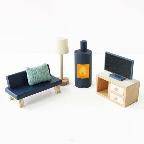 Le Toy Van – Wooden dollhouse furniture, Large set