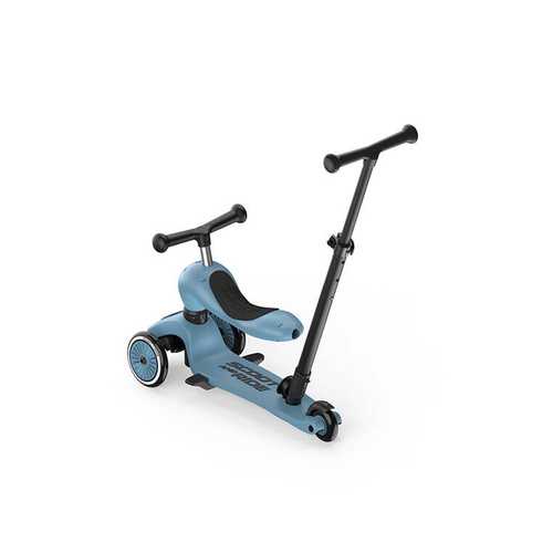 SCOOTANDRIDE - Highwaykick Push and Go 2in1 Ride and scooter 1-5 years Steel