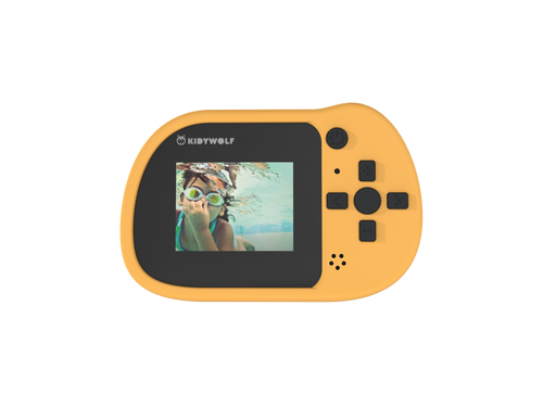 Kidywolf - KIDYCAM - digital camera for children, waterproof, orange