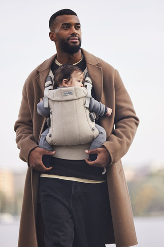 BABYBJORN - Baby Carrier Harmony, Woven, Light Beige mélange
