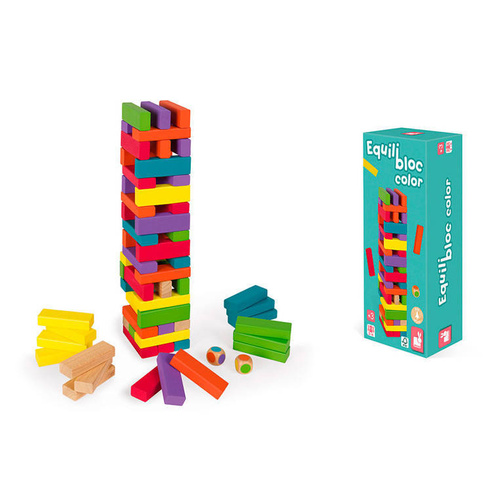 Janod - Game Jenga with Equilibloc colors
