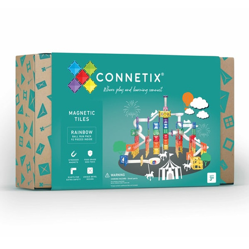 Connetix - 92 Piece Ball Run Pack