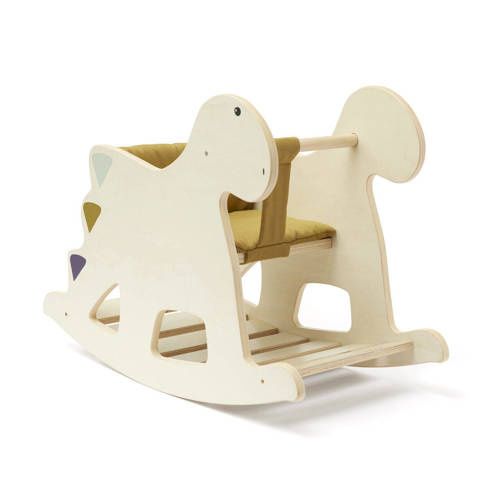 Rocking horse Dino wood