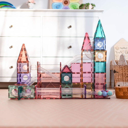 CONNETIX - 106 Piece Pastel Ball Run Pack EU